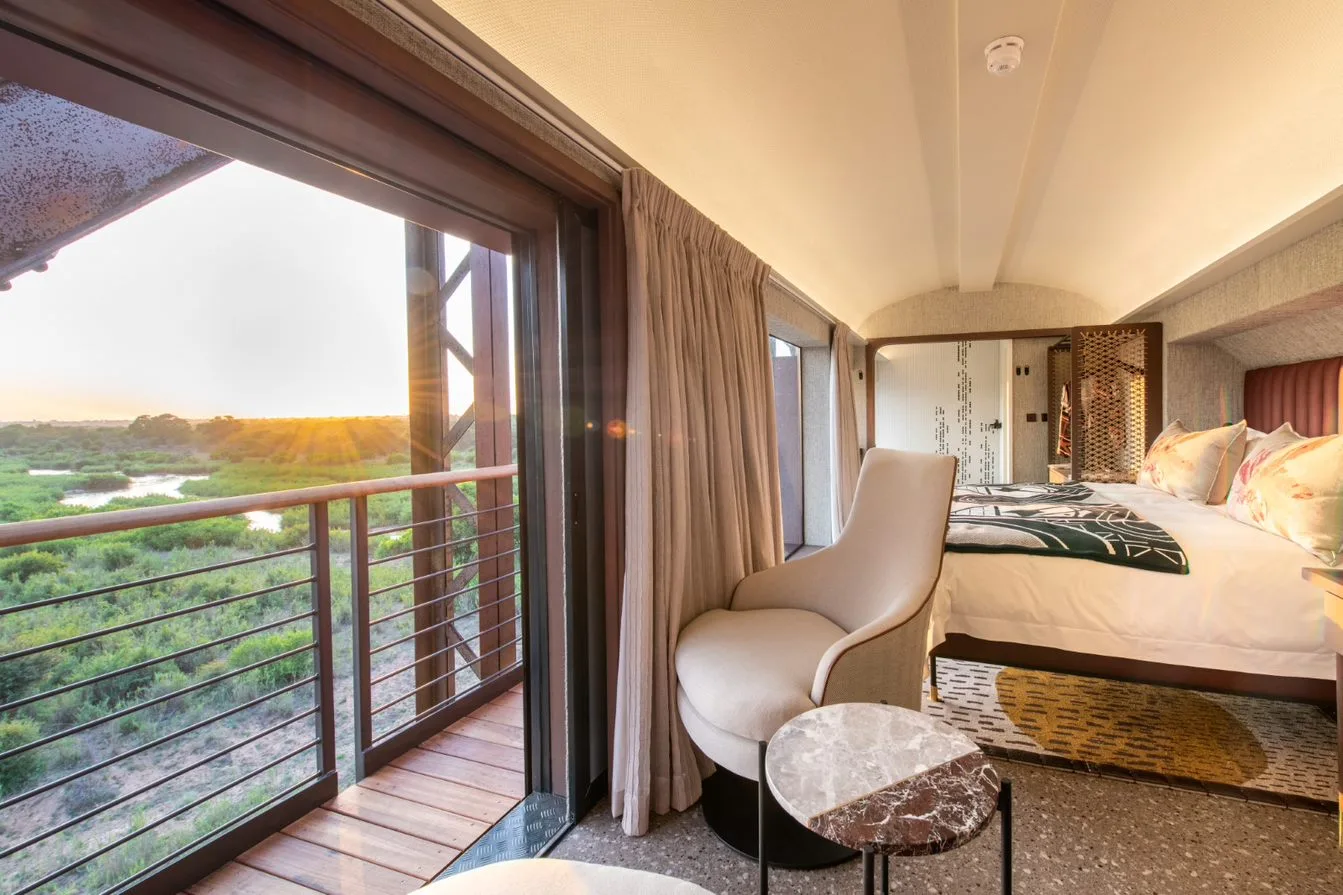 Sud Africa – Kruger Shalati - The train on the bridge